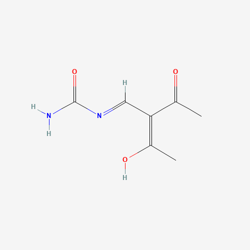 N-(2-Acetyl-3-oxobut-1-en-1-yl)urea (CAS: 6971-56-8) - Related Chemical Product
