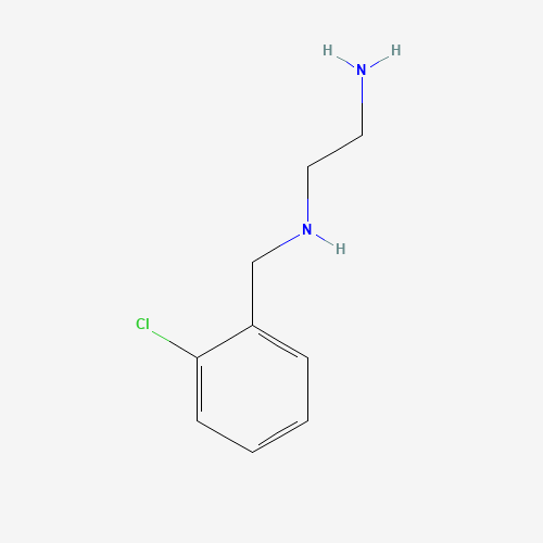 N-(2-Chlorobenzyl)ethane-1,2-diamine (CAS: 6241-46-9) - Chemical Structure and Molecular Formula 