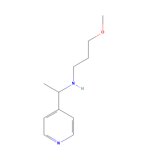 (3-Methoxypropyl)(1-pyridin-4-ylethyl)amine (CAS: 1042589-25-2) - Related Chemical Product
