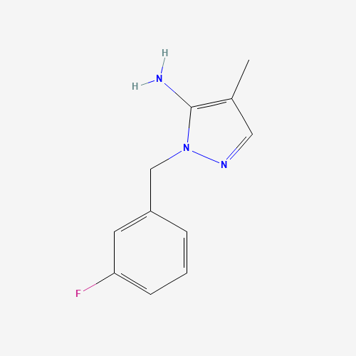 1-(3-Fluorobenzyl)-4-methyl-1H-pyrazol-5-amine (CAS: 1015845-64-3) - Related Chemical Product