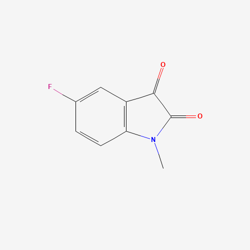 5-Fluoro-1-methyl-1H-indole-2,3-dione (CAS: 773-91-1) - Chemical Structure and Molecular Formula 
