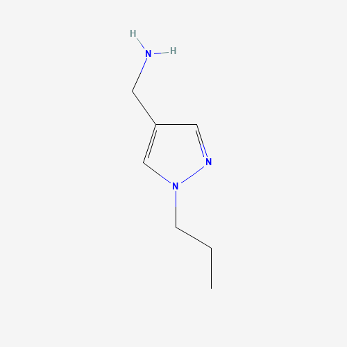 [(1-Propyl-1H-pyrazol-4-yl)methyl]amine (CAS: 1006333-36-3) - Related Chemical Product