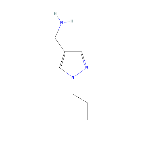 [(1-Propyl-1H-pyrazol-4-yl)methyl]amine (CAS: 1006333-36-3) - Related Chemical Product