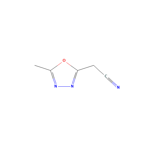 (5-Methyl-1,3,4-oxadiazol-2-yl)acetonitrile (CAS: 130781-63-4) - Related Chemical Product