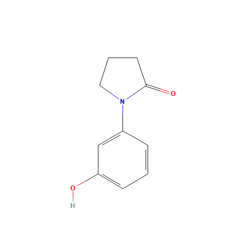 1-(3-Hydroxyphenyl)pyrrolidin-2-one (CAS: 58212-15-0) - Related Chemical Product