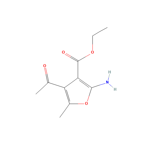 Ethyl 4-acetyl-2-amino-5-methyl-3-furoate (CAS: 99076-38-7) - Related Chemical Product