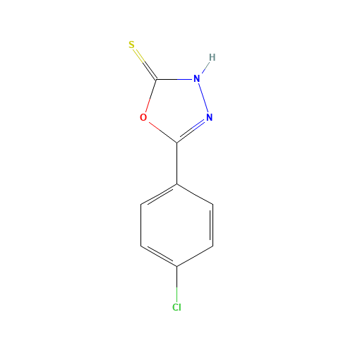5-(4-Chlorophenyl)-1,3,4-oxadiazole-2-thiol (CAS: 23766-28-1) - Related Chemical Product
