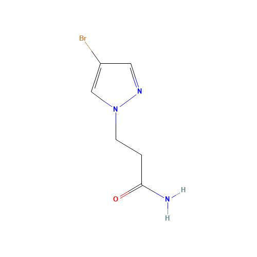 3-(4-Bromo-1H-pyrazol-1-yl)propanamide (CAS: 1177349-02-8) - Related Chemical Product