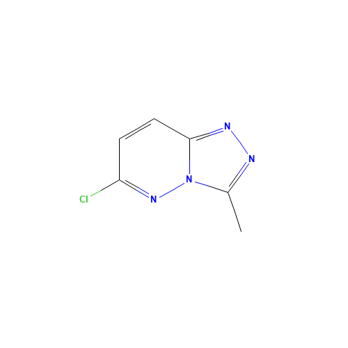 6-Chloro-3-methyl[1,2,4]triazolo[4,3-b]pyridazine (CAS: 7197-01-5) - Chemical Structure and Molecular Formula 
