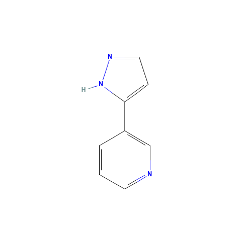 3-(1H-Pyrazol-3-yl)pyridine (CAS: 45887-08-9) - Related Chemical Product