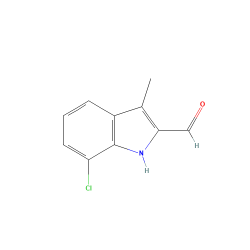 7-Chloro-3-methyl-1H-indole-2-carbaldehyde (CAS: 910442-16-9) - Related Chemical Product