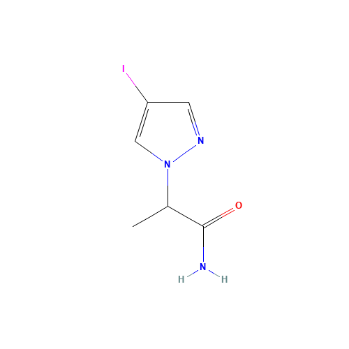 2-(4-Iodo-1H-pyrazol-1-yl)propanamide (CAS: 1215295-81-0) - Related Chemical Product