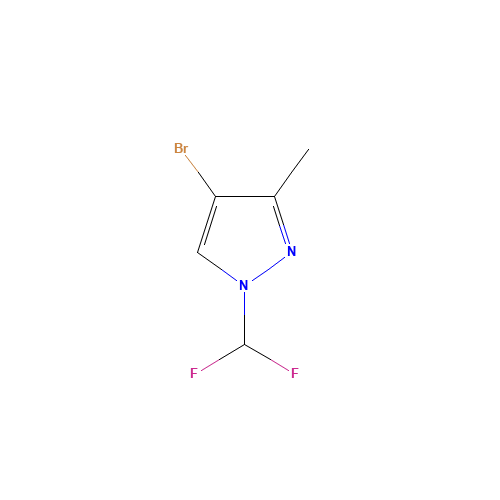 4-Bromo-1-(difluoromethyl)-3-methyl-1H-pyrazole (CAS: 1215295-92-3) - Related Chemical Product