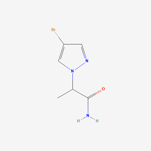 2-(4-Bromo-1H-pyrazol-1-yl)propanamide (CAS: 1183357-58-5) - Related Chemical Product
