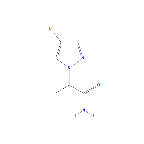 2-(4-Bromo-1H-pyrazol-1-yl)propanamide (CAS: 1183357-58-5) - Related Chemical Product