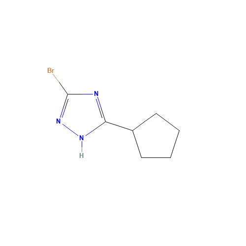 5-Bromo-3-cyclopentyl-1H-1,2,4-triazole (CAS: 1210976-47-8) - Related Chemical Product