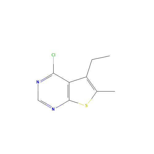 4-Chloro-5-ethyl-6-methylthieno[2,3-d]pyrimidine (CAS: 439692-90-7) - Related Chemical Product