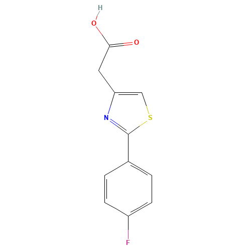 [2-(4-Fluorophenyl)-1,3-thiazol-4-yl]acetic acid (CAS: 17969-24-3) - Related Chemical Product