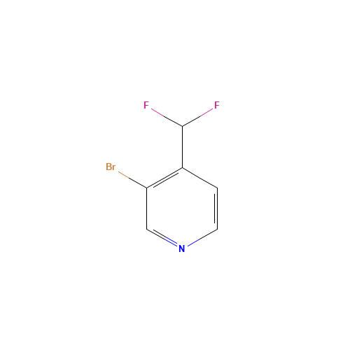 3-Bromo-4-(difluoromethyl)pyridine (CAS: 114468-05-2) - Related Chemical Product
