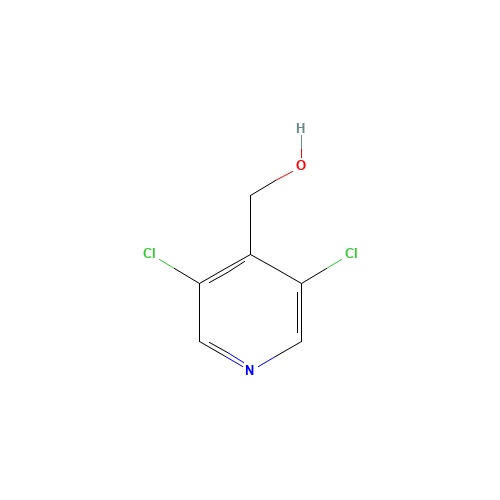 (3,5-Dichloro-4-pyridyl)methanol (CAS: 159783-46-7) - Chemical Structure and Molecular Formula 