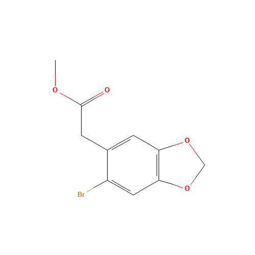 Methyl 2-(6-bromo-2H-1,3-benzodioxol-5-yl)acetate (CAS: 51665-84-0) - Related Chemical Product