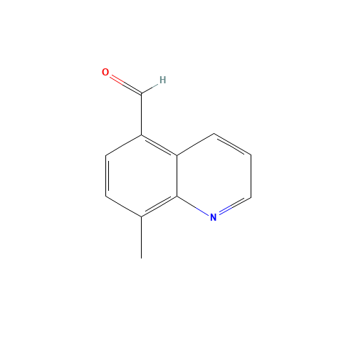 8-Methylquinoline-5-carbaldehyde (CAS: 1211501-08-4) - Chemical Structure and Molecular Formula 