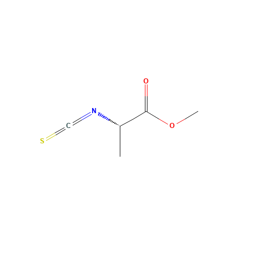 Methyl N-(thioxomethylene)alaninate (CAS: 26349-75-7) - Chemical Structure and Molecular Formula 