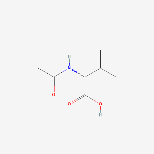 N-Acetyl-D-valine (CAS: 17916-88-0) - Chemical Structure and Molecular Formula 