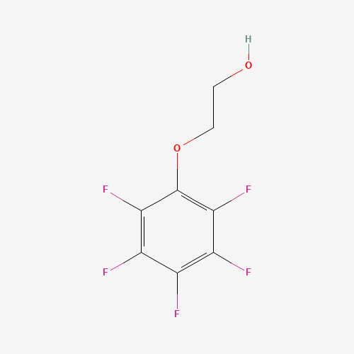 2-(Pentafluorophenoxy)ethanol (CAS: 2192-55-4) - Chemical Structure and Molecular Formula 