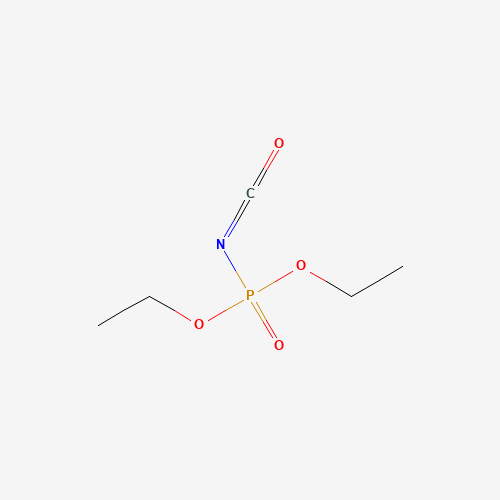 Diethyl isocyanatidophosphate (CAS: 20039-33-2) - Chemical Structure and Molecular Formula 