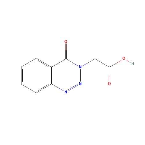 (4-Oxo-1,2,3-benzotriazin-3(4H)-yl)acetic acid (CAS: 97609-01-3) - Related Chemical Product