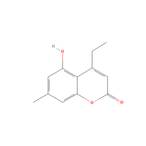 4-Ethyl-5-hydroxy-7-methyl-2H-chromen-2-one (CAS: 62036-49-1) - Related Chemical Product