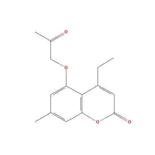 4-Ethyl-7-methyl-5-(2-oxopropoxy)-2H-chromen-2-one (CAS: 314742-55-7) - Related Chemical Product