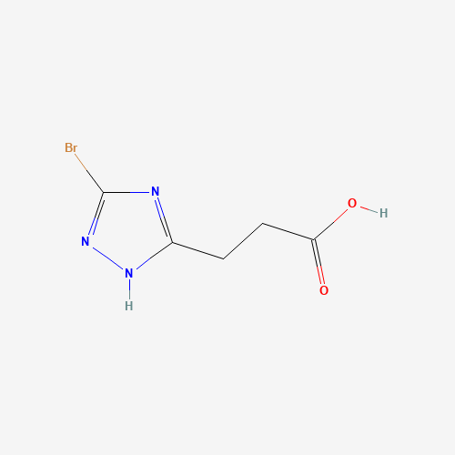 3-(3-Bromo-1H-1,2,4-triazol-5-yl)propanoic acid (CAS: 933690-20-1) - Related Chemical Product