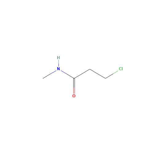 3-Chloro-N-methylpropanamide (CAS: 41789-28-0) - Chemical Structure and Molecular Formula 