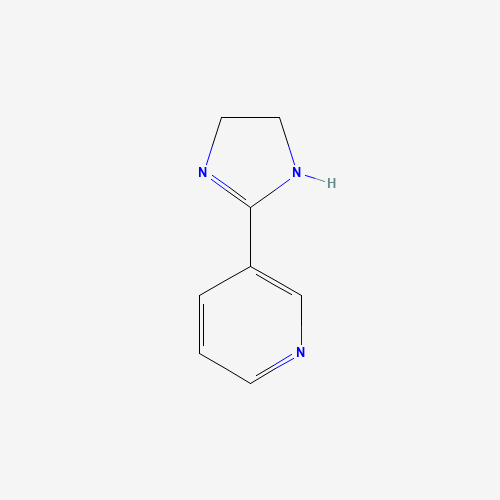 3-(4,5-Dihydro-1H-imidazol-2-yl)pyridine (CAS: 6302-53-0) - Related Chemical Product