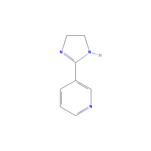 3-(4,5-Dihydro-1H-imidazol-2-yl)pyridine (CAS: 6302-53-0) - Related Chemical Product
