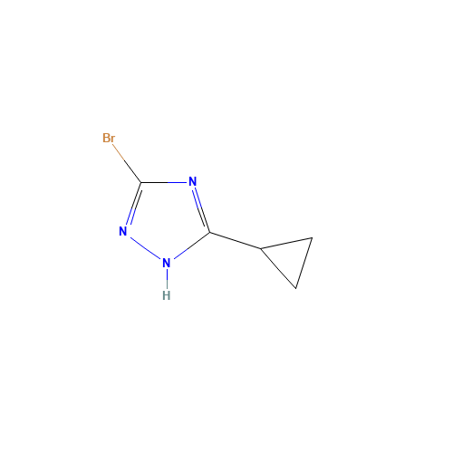 3-Bromo-5-cyclopropyl-1H-1,2,4-triazole (CAS: 82767-64-4) - Related Chemical Product