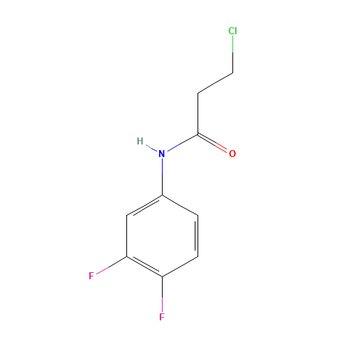 3-Chloro-N-(3,4-difluorophenyl)propanamide (CAS: 132669-28-4) - Related Chemical Product