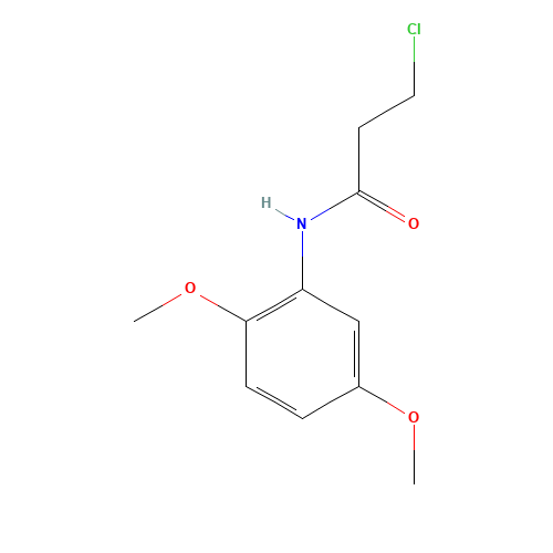 3-Chloro-N-(2,5-dimethoxyphenyl)propanamide (CAS: 154343-50-7) - Related Chemical Product