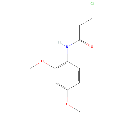 3-Chloro-N-(2,4-dimethoxyphenyl)propanamide (CAS: 349097-71-8) - Related Chemical Product