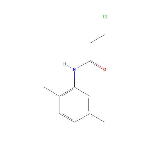 3-Chloro-N-(2,5-dimethylphenyl)propanamide (CAS: 39494-07-0) - Related Chemical Product