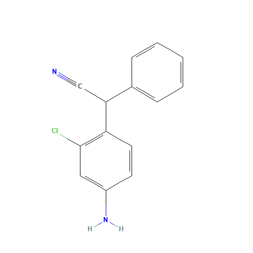 (4-Amino-2-chlorophenyl)(phenyl)acetonitrile (CAS: 4760-53-6) - Related Chemical Product