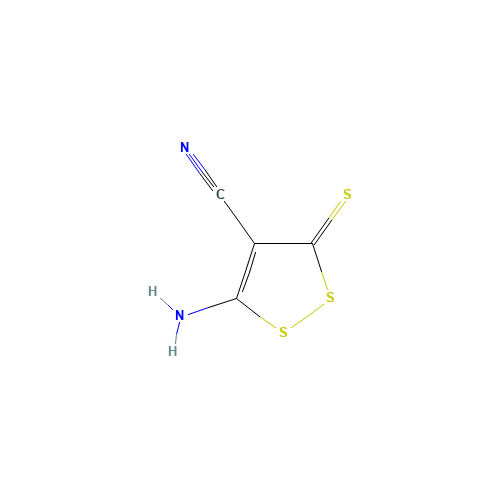 5-Amino-3-thioxo-3H-1,2-dithiole-4-carbonitrile (CAS: 5147-74-0) - Related Chemical Product