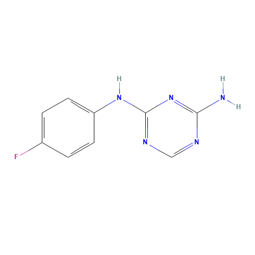 N-(4-Fluorophenyl)-1,3,5-triazine-2,4-diamine (CAS: 1549-50-4) - Related Chemical Product