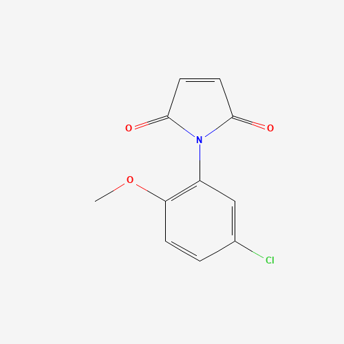 1-(5-Chloro-2-methoxyphenyl)-1H-pyrrole-2,5-dione (CAS: 39900-81-7) - Chemical Structure and Molecular Formula 