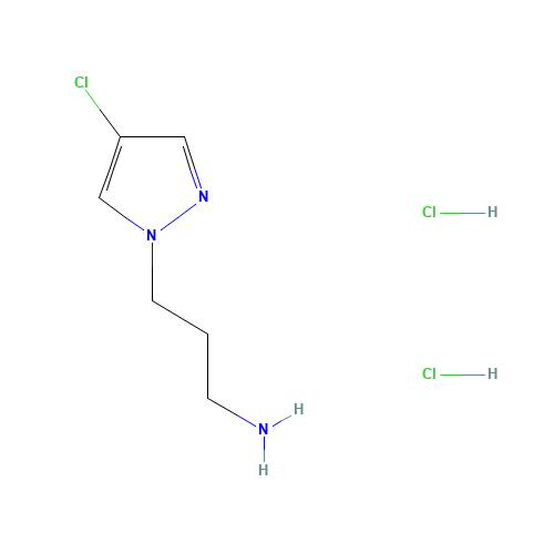 [3-(4-Chloro-1H-pyrazol-1-yl)propyl]amine dihydrochloride (CAS: 1006447-90-0) - Related Chemical Product