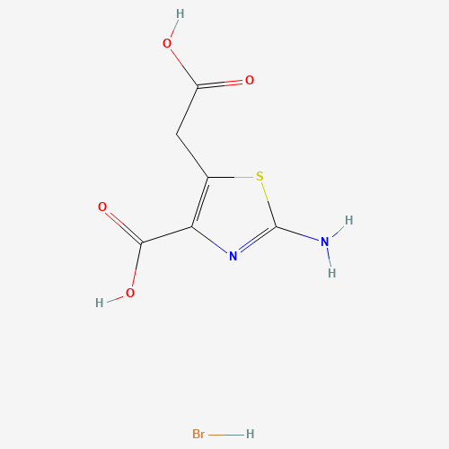 2-Amino-5-(carboxymethyl)-1,3-thiazole-4-carboxylic acid hydrobromide (CAS: 89640-87-9) - Related Chemical Product