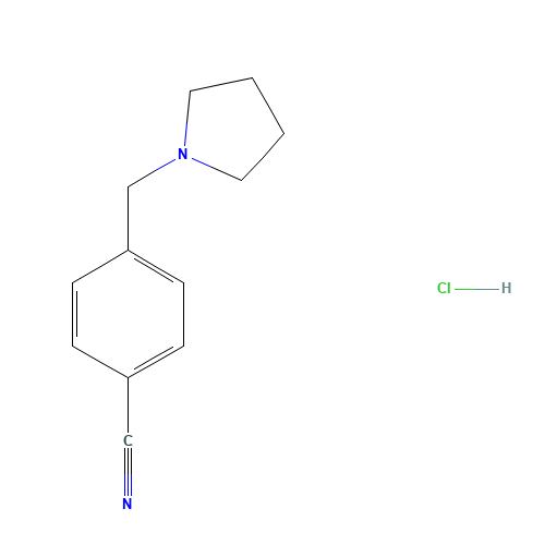 4-(Pyrrolidin-1-ylmethyl)benzonitrile hydrochloride (CAS: 78064-96-7) - Related Chemical Product