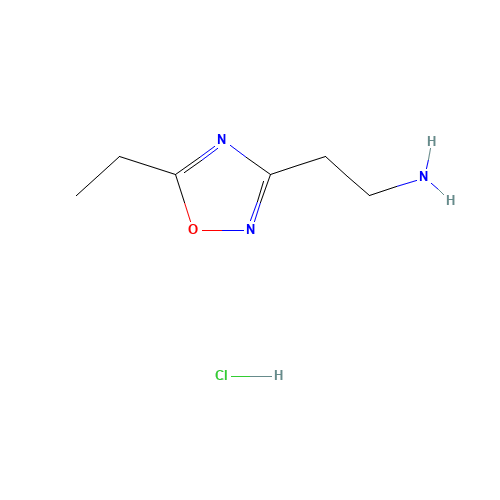 [2-(5-Ethyl-1,2,4-oxadiazol-3-yl)ethyl]amine hydrochloride (CAS: 946667-66-9) - Related Chemical Product